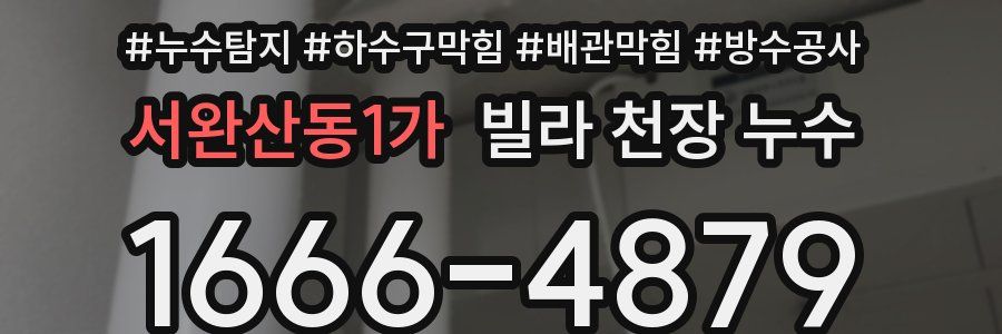 서완산동1가 빌라 천장 누수