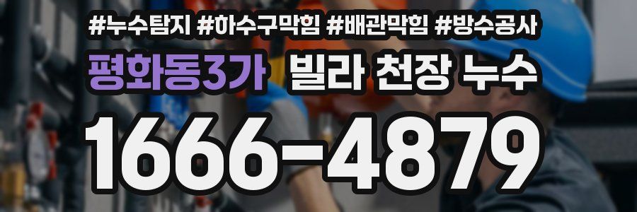 평화동3가 빌라 천장 누수