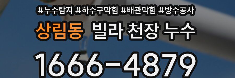 상림동 빌라 천장 누수