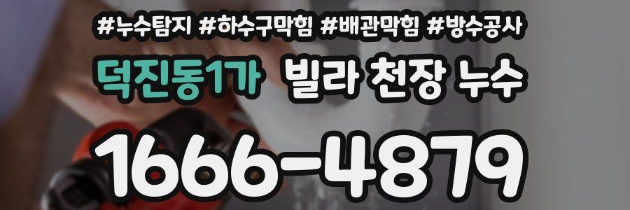 덕진동1가 빌라 천장 누수