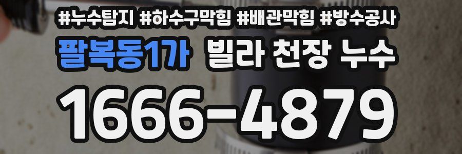 팔복동1가 빌라 천장 누수