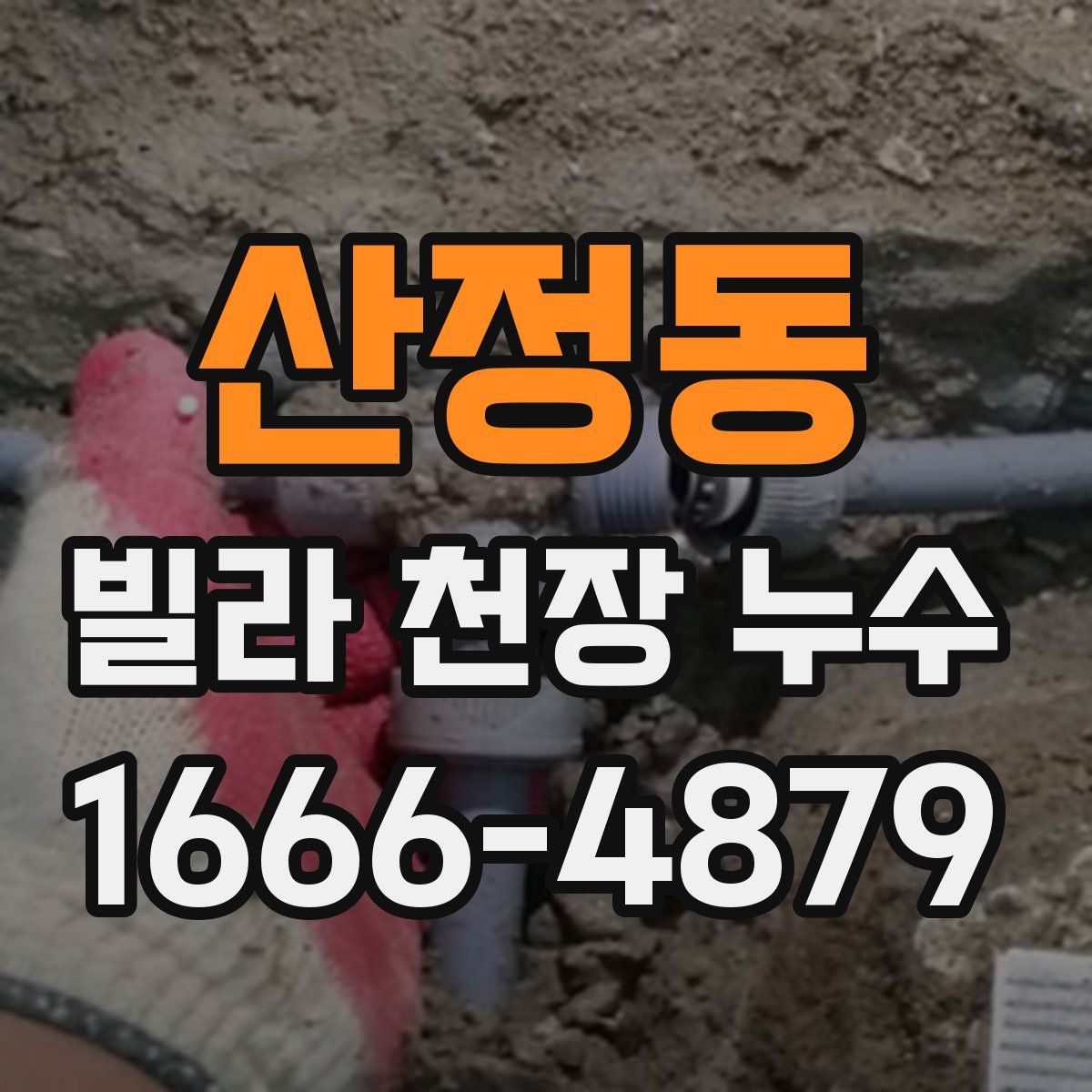 산정동 빌라 천장 누수