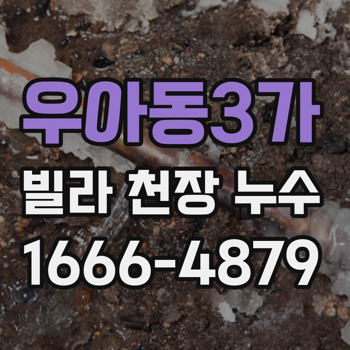 우아동3가 빌라 천장 누수