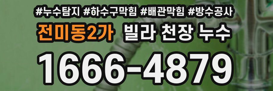 전미동2가 빌라 천장 누수