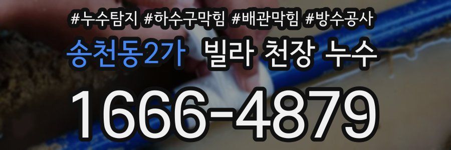 송천동2가 빌라 천장 누수