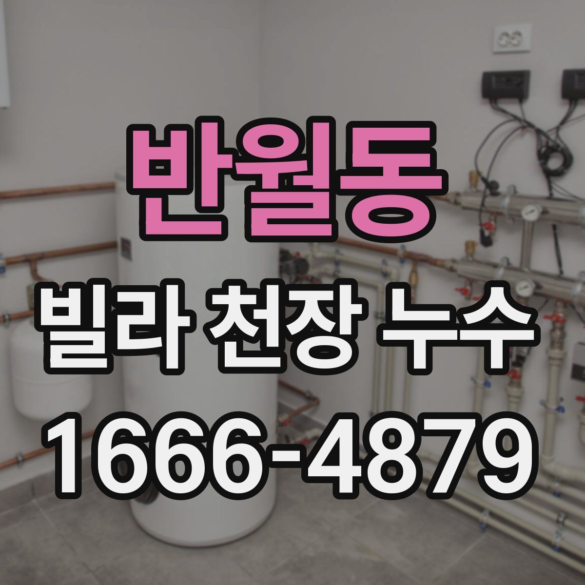 반월동 빌라 천장 누수
