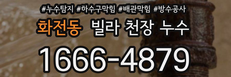 화전동 빌라 천장 누수