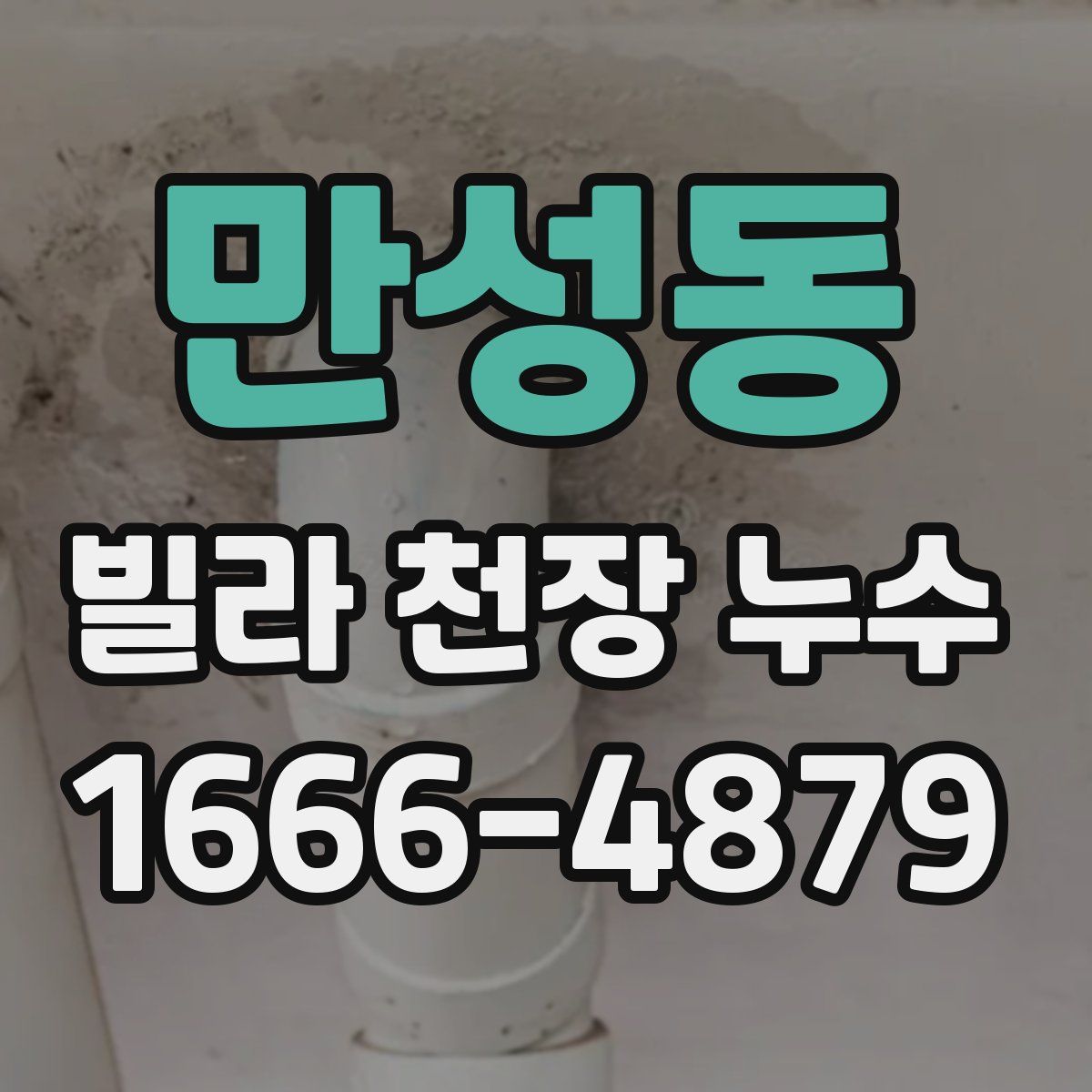 만성동 빌라 천장 누수