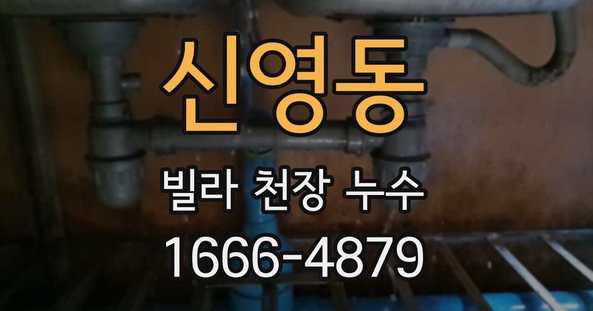 신영동 빌라 천장 누수