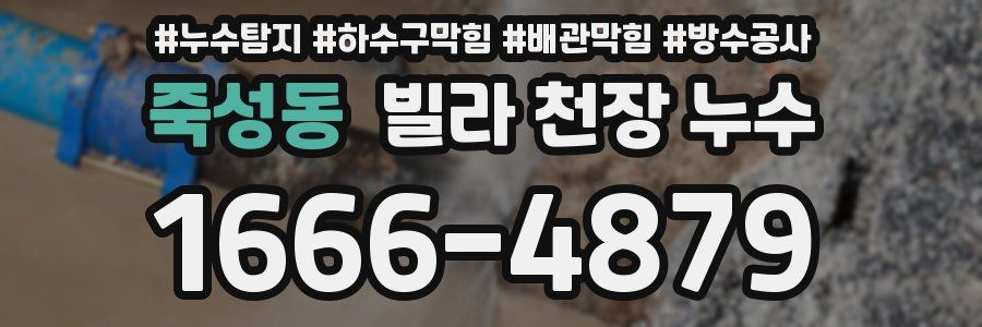 죽성동 빌라 천장 누수
