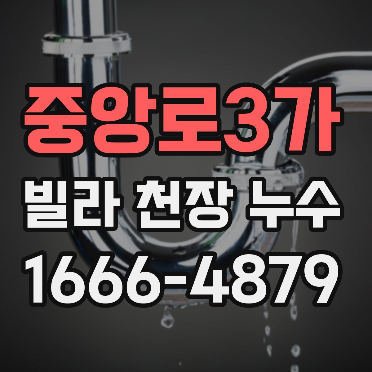 중앙로3가 빌라 천장 누수
