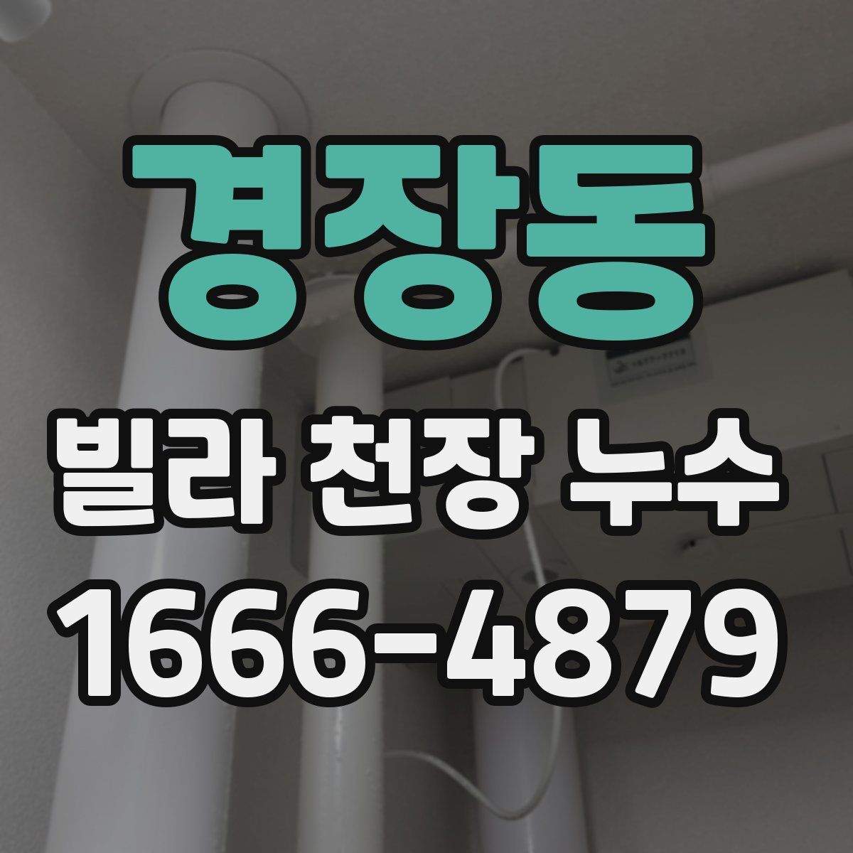 경장동 빌라 천장 누수