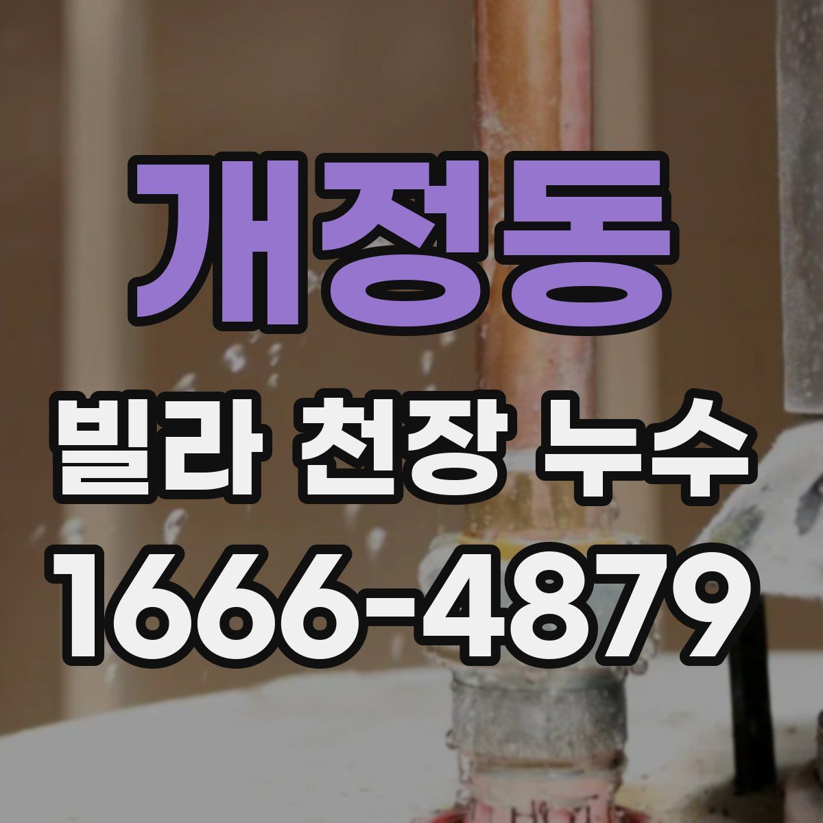 개정동 빌라 천장 누수