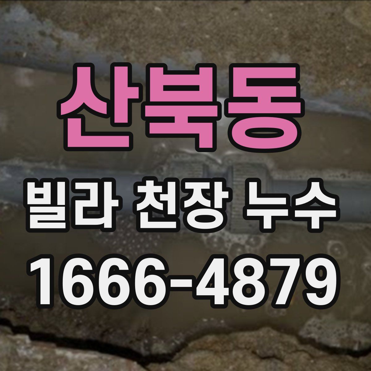 산북동 빌라 천장 누수