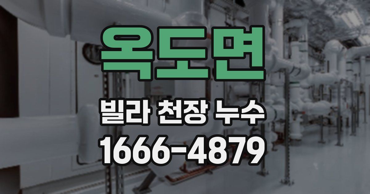 옥도면 빌라 천장 누수