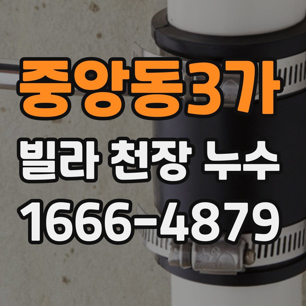 중앙동3가 빌라 천장 누수