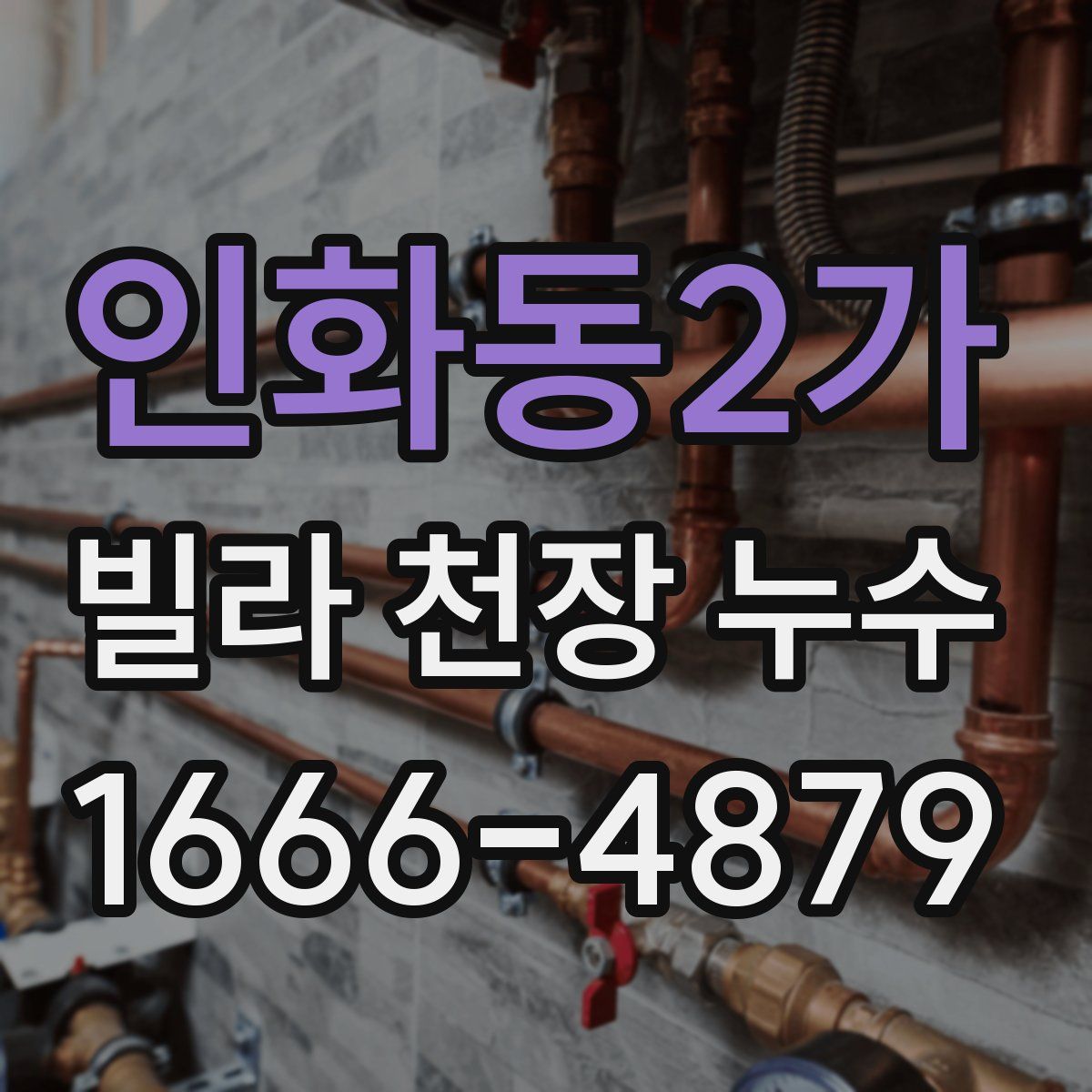 인화동2가 빌라 천장 누수