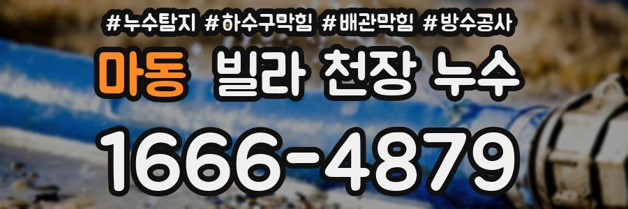 마동 빌라 천장 누수