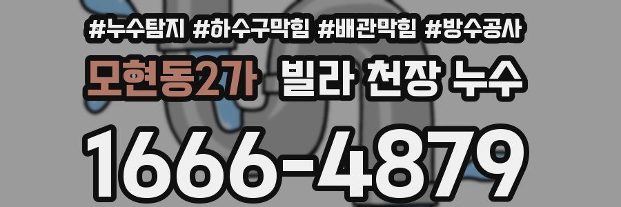 모현동2가 빌라 천장 누수