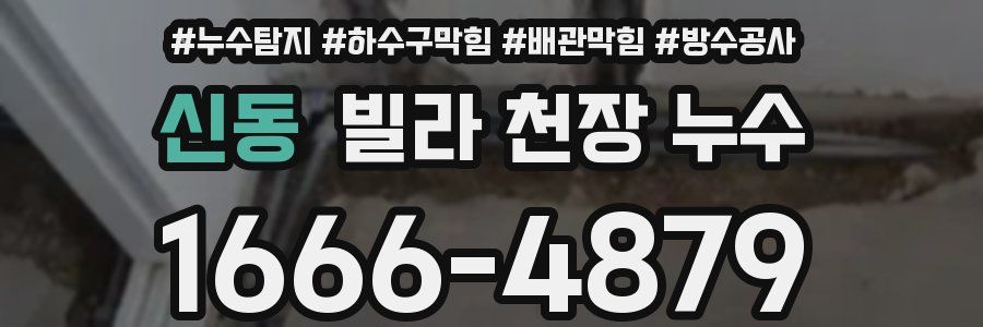 신동 빌라 천장 누수