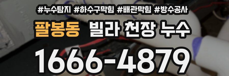 팔봉동 빌라 천장 누수