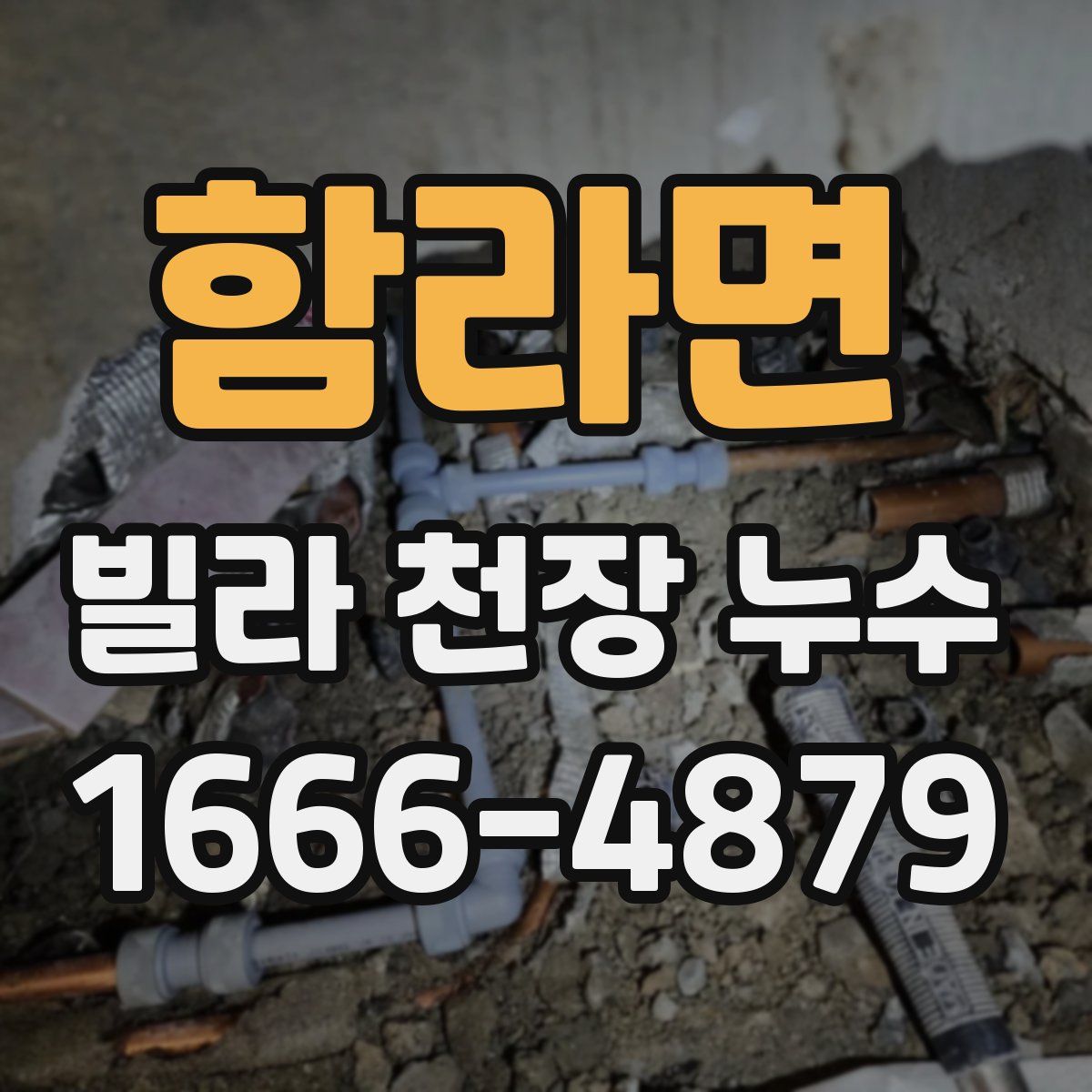 함라면 빌라 천장 누수
