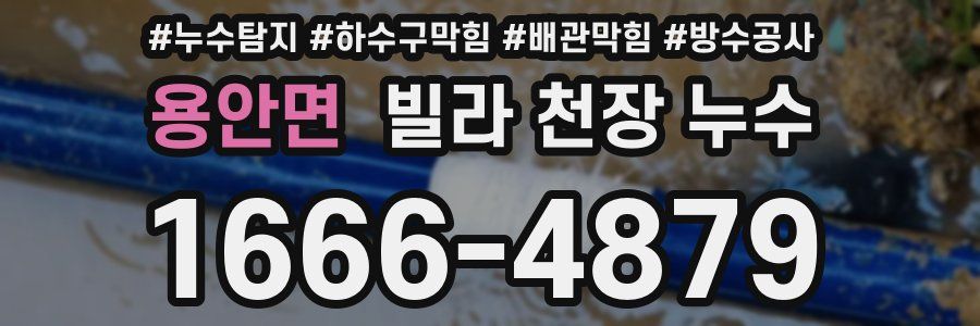 용안면 빌라 천장 누수