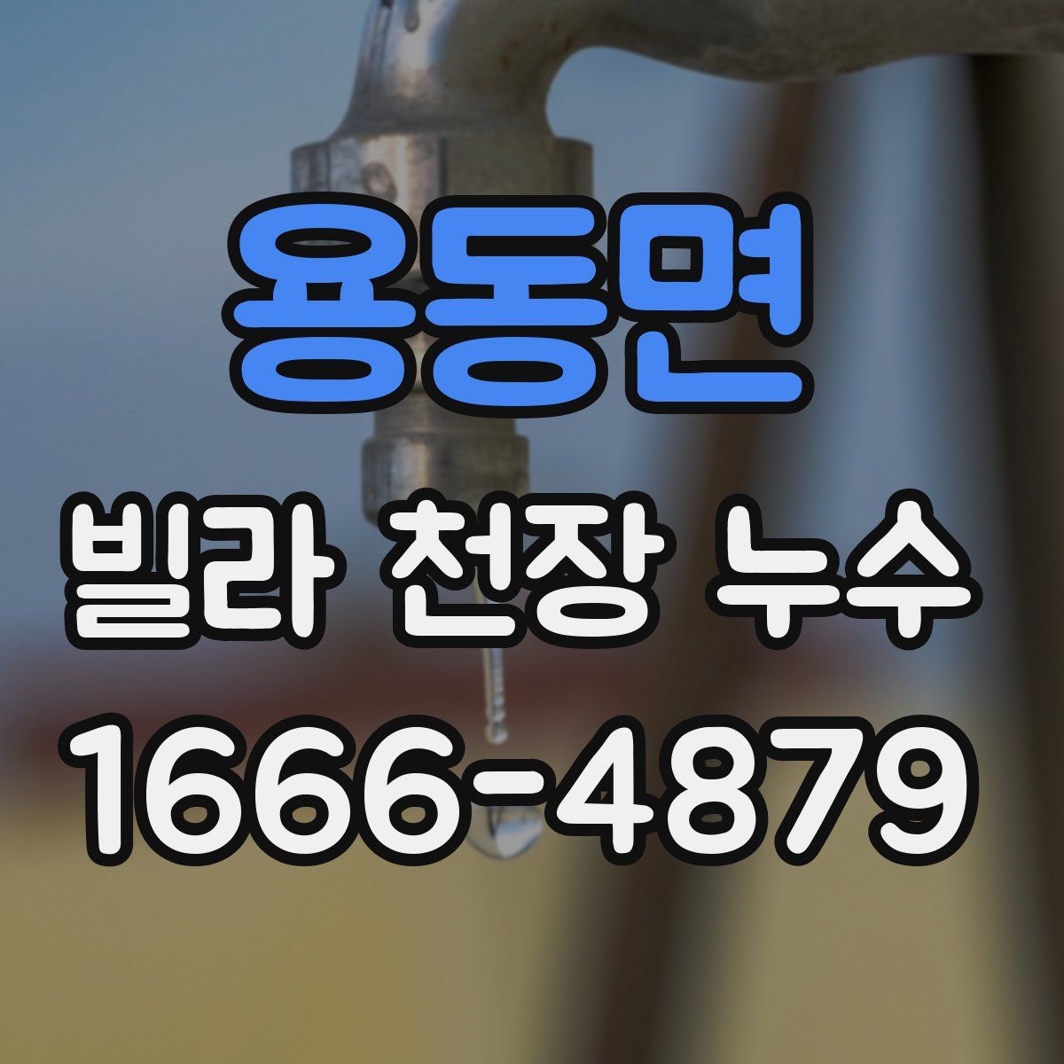 용동면 빌라 천장 누수