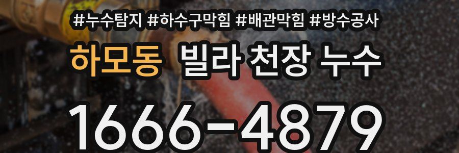 하모동 빌라 천장 누수