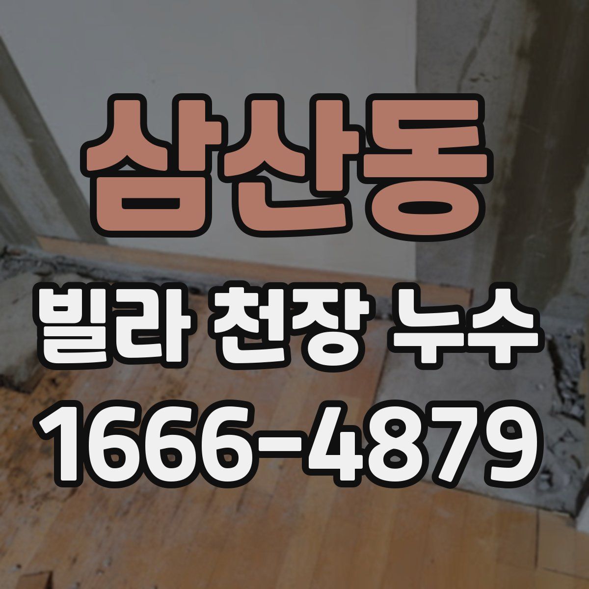 삼산동 빌라 천장 누수