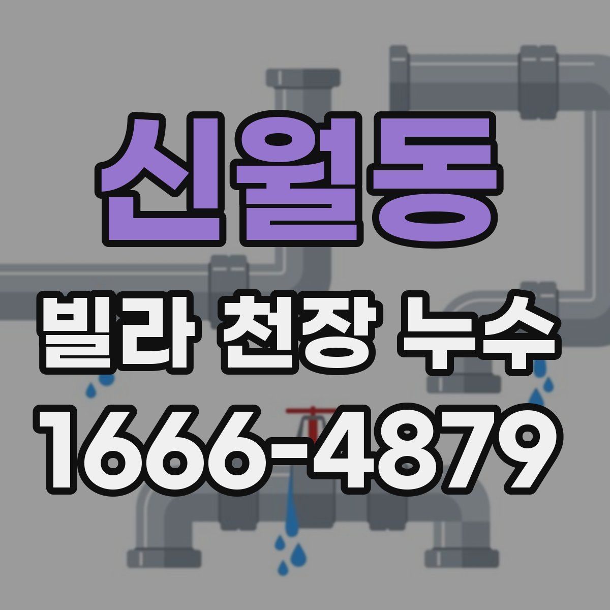 신월동 빌라 천장 누수