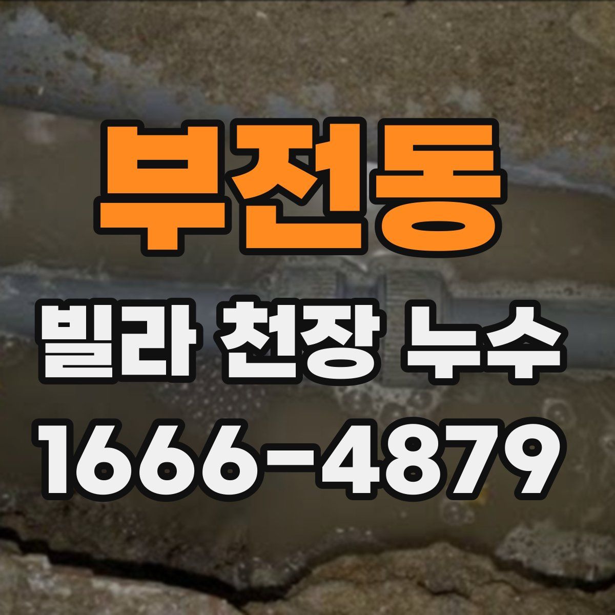 부전동 빌라 천장 누수