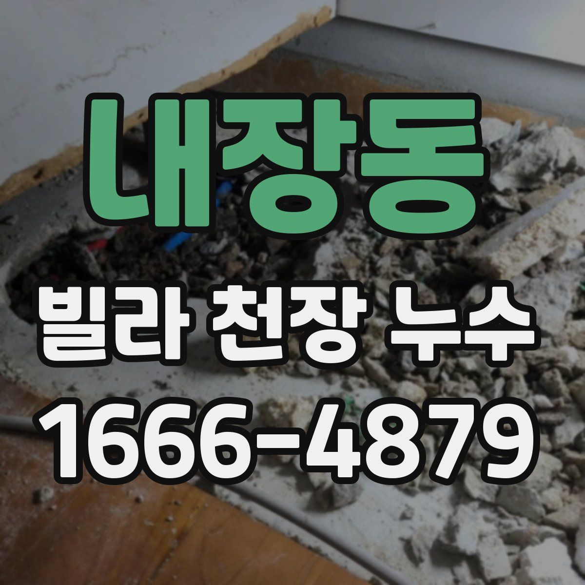 내장동 빌라 천장 누수