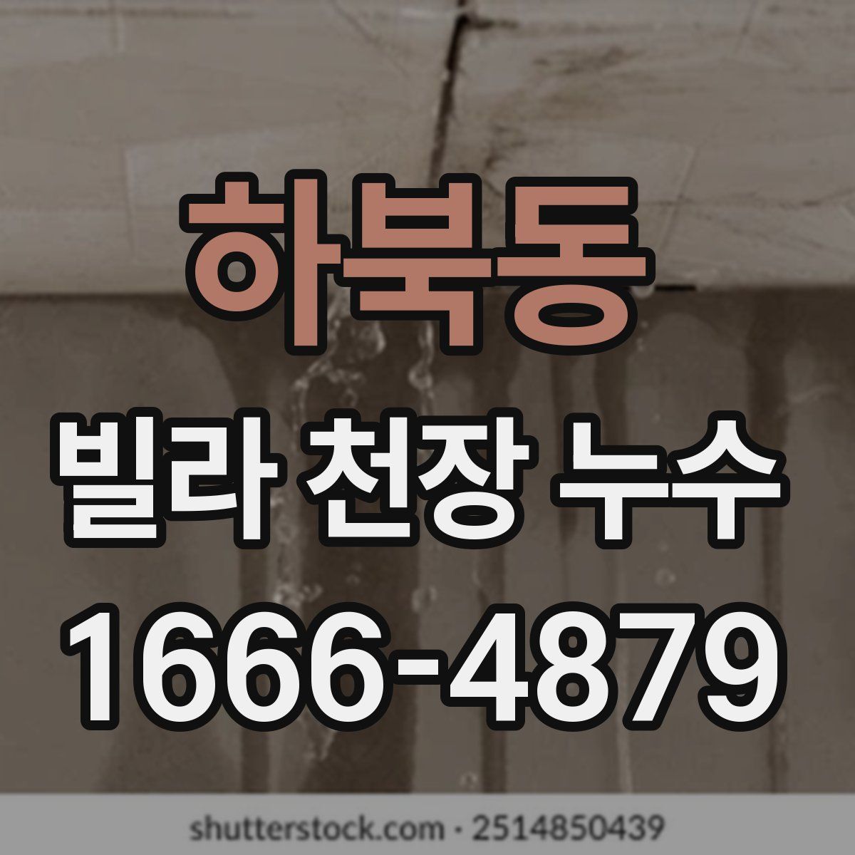 하북동 빌라 천장 누수