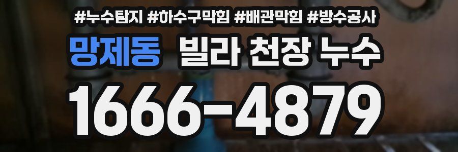 망제동 빌라 천장 누수