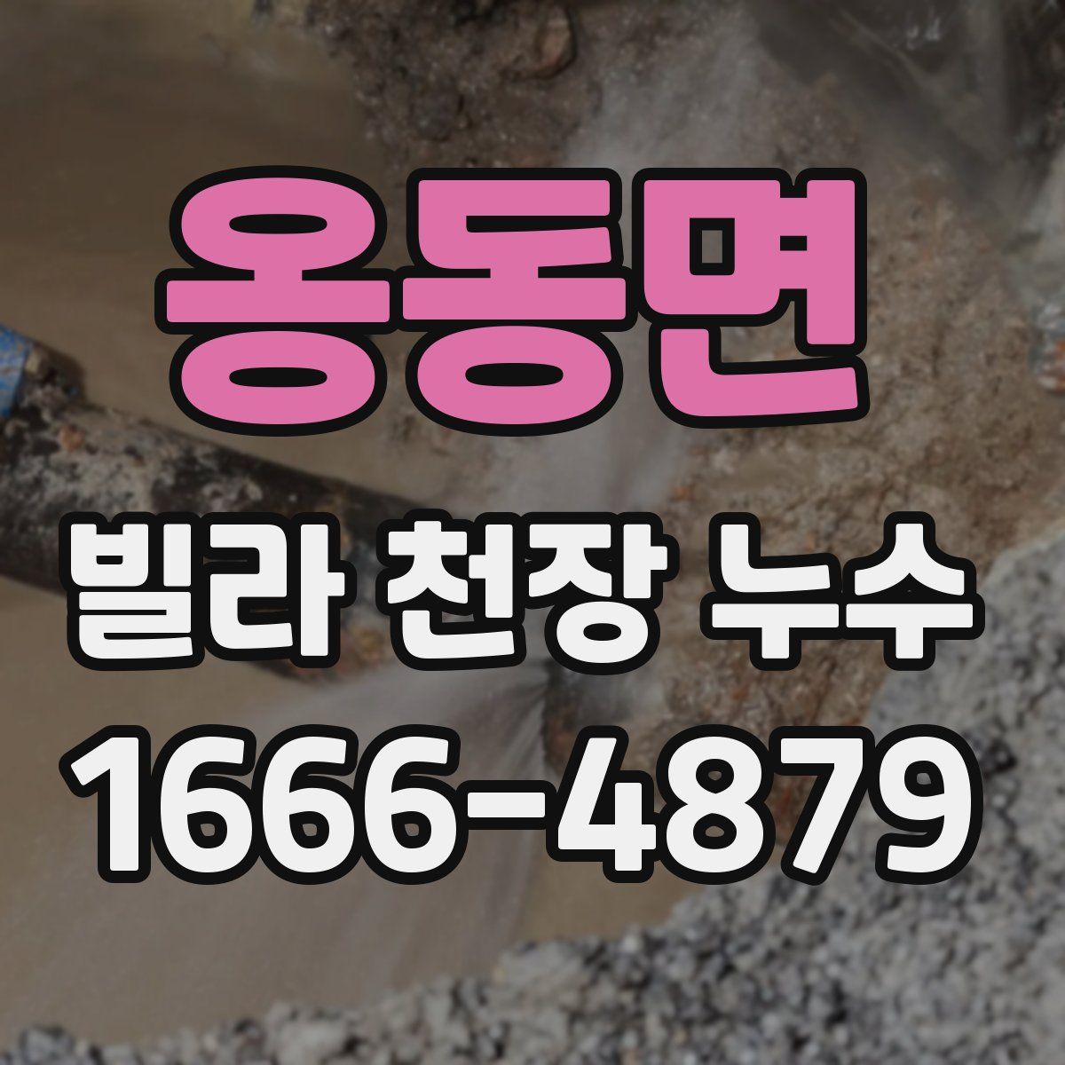 옹동면 빌라 천장 누수