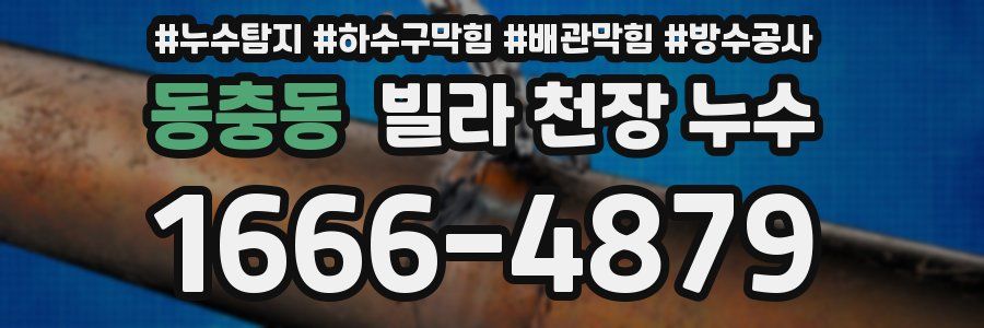 동충동 빌라 천장 누수