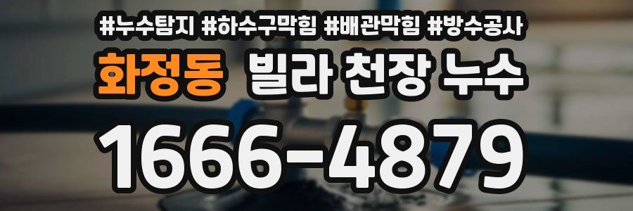 화정동 빌라 천장 누수