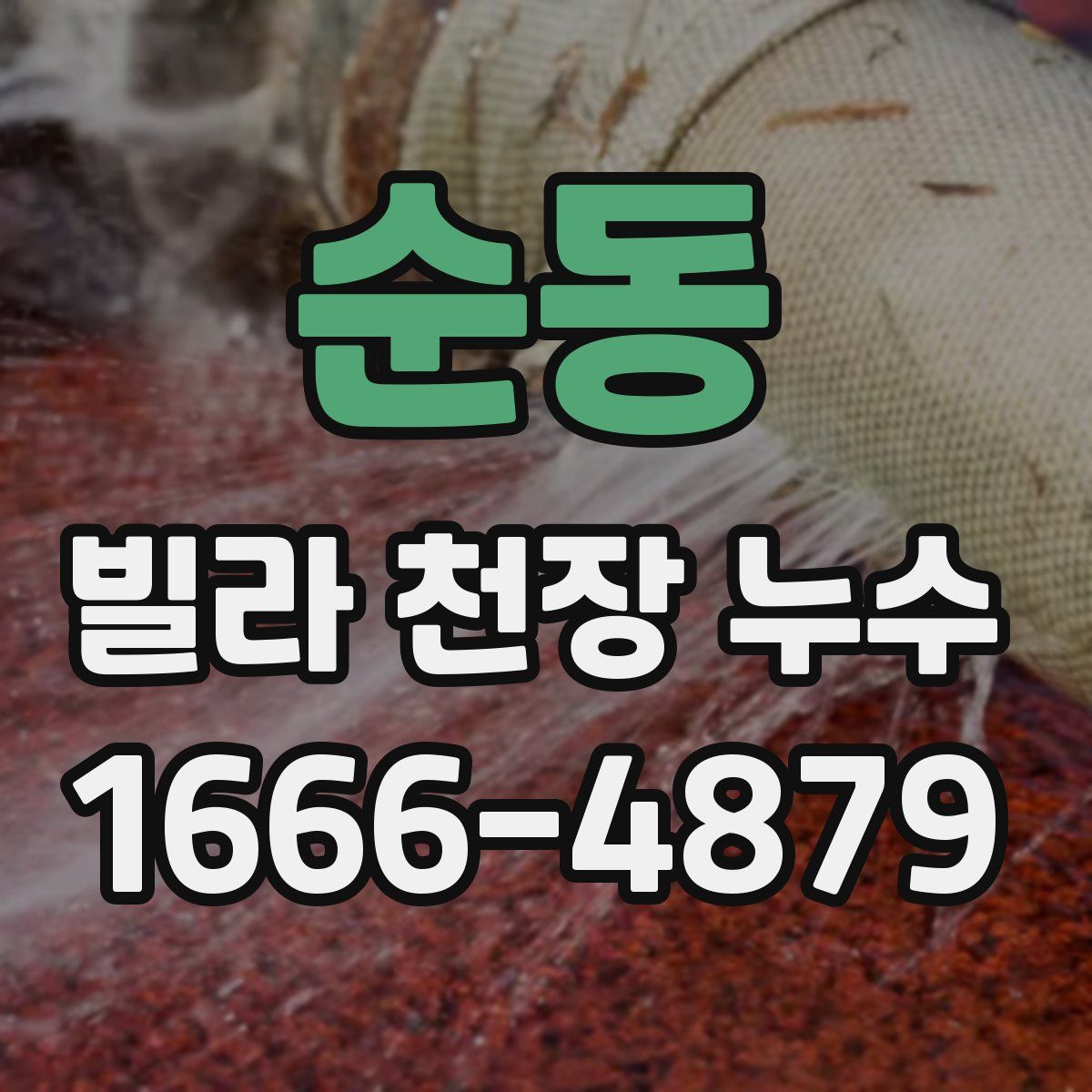 순동 빌라 천장 누수