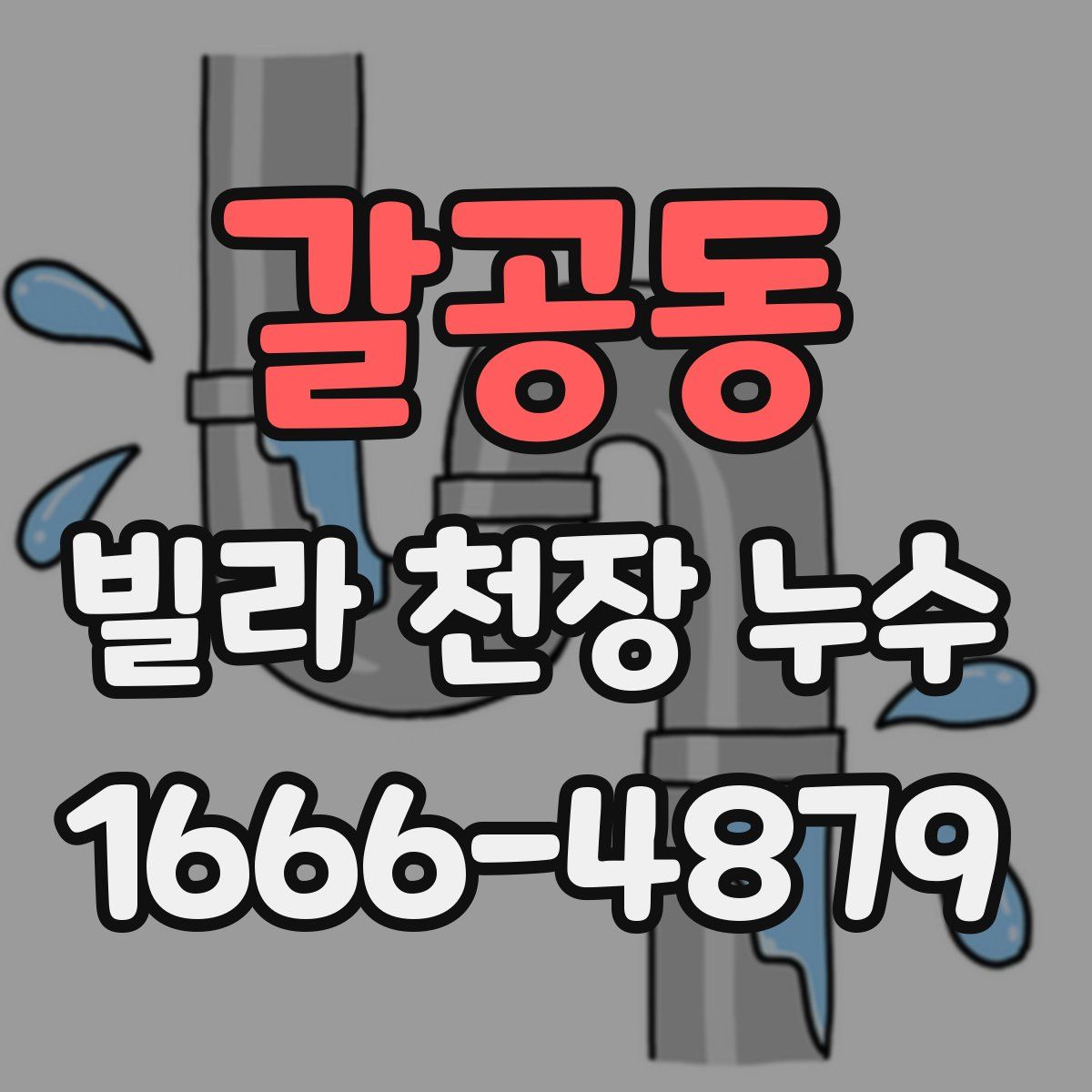갈공동 빌라 천장 누수