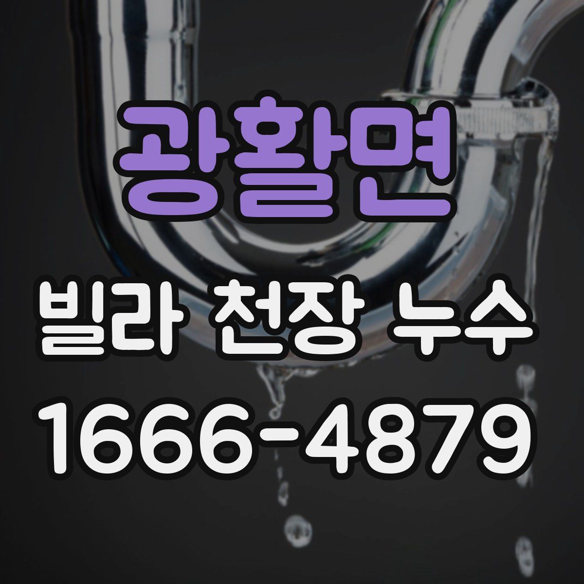 광활면 빌라 천장 누수