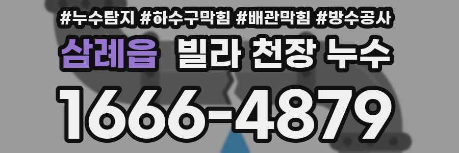 삼례읍 빌라 천장 누수