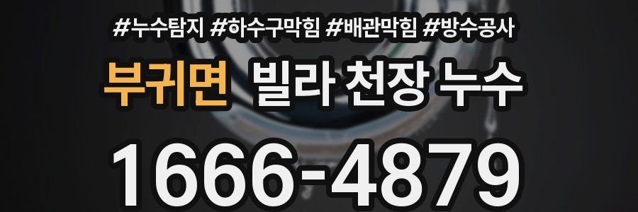 부귀면 빌라 천장 누수
