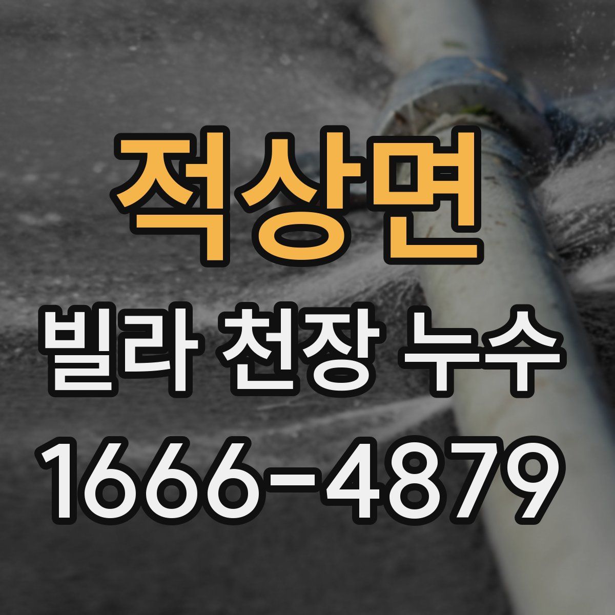 적상면 빌라 천장 누수