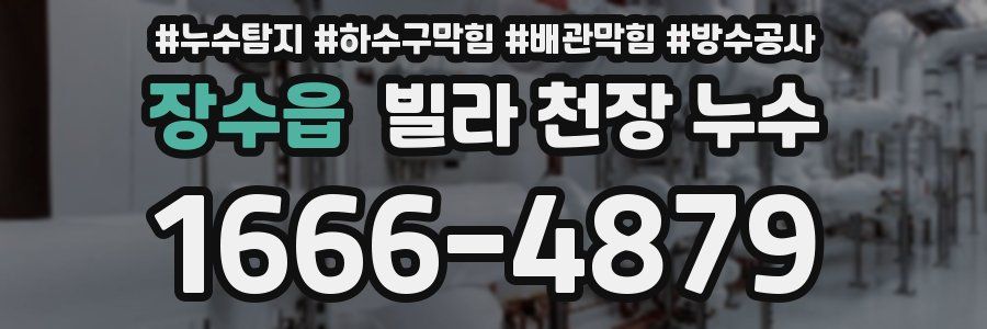 장수읍 빌라 천장 누수