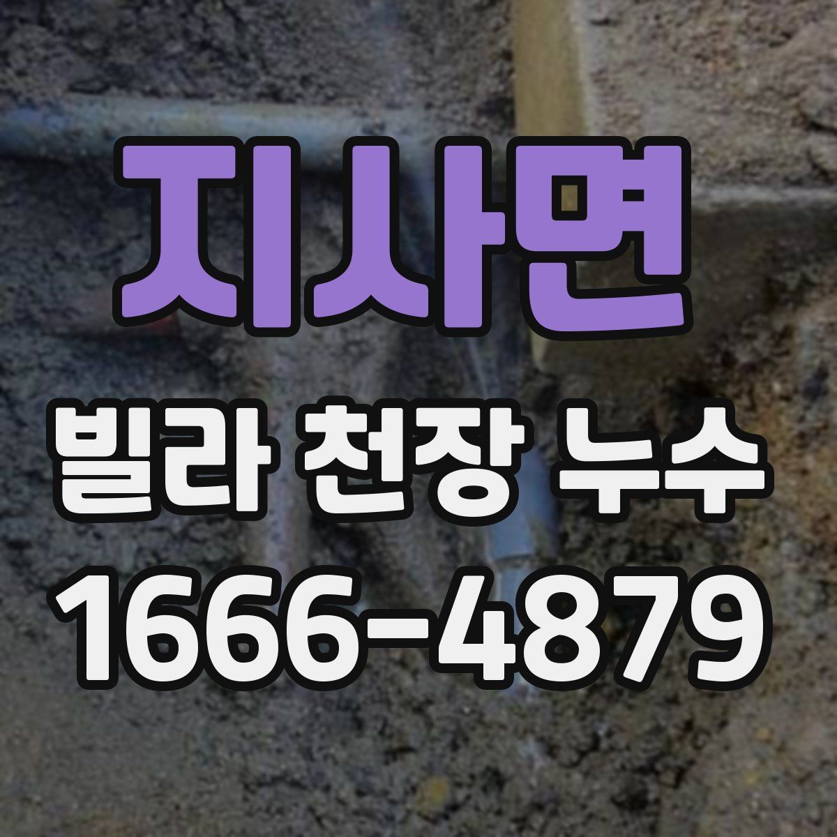 지사면 빌라 천장 누수