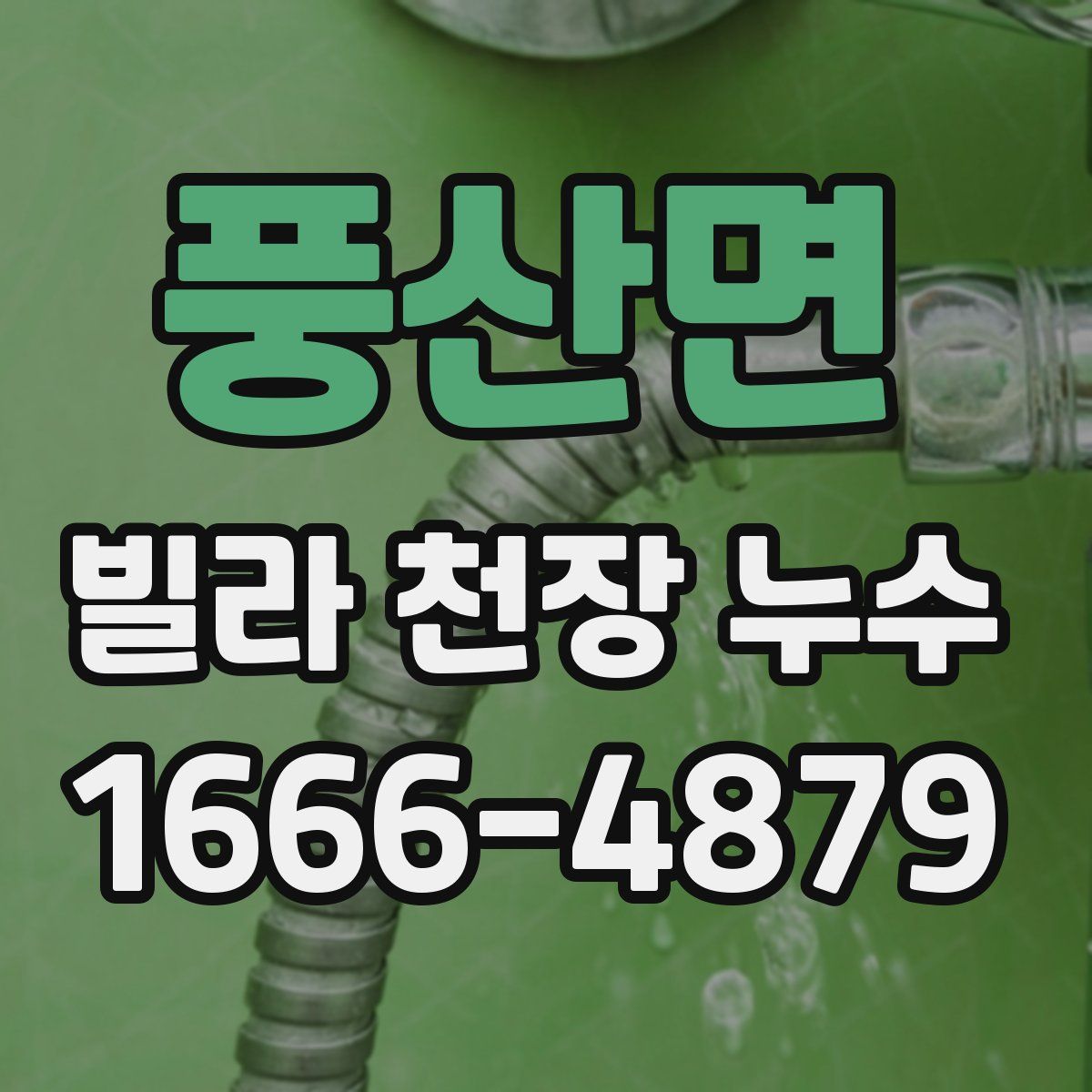 풍산면 빌라 천장 누수