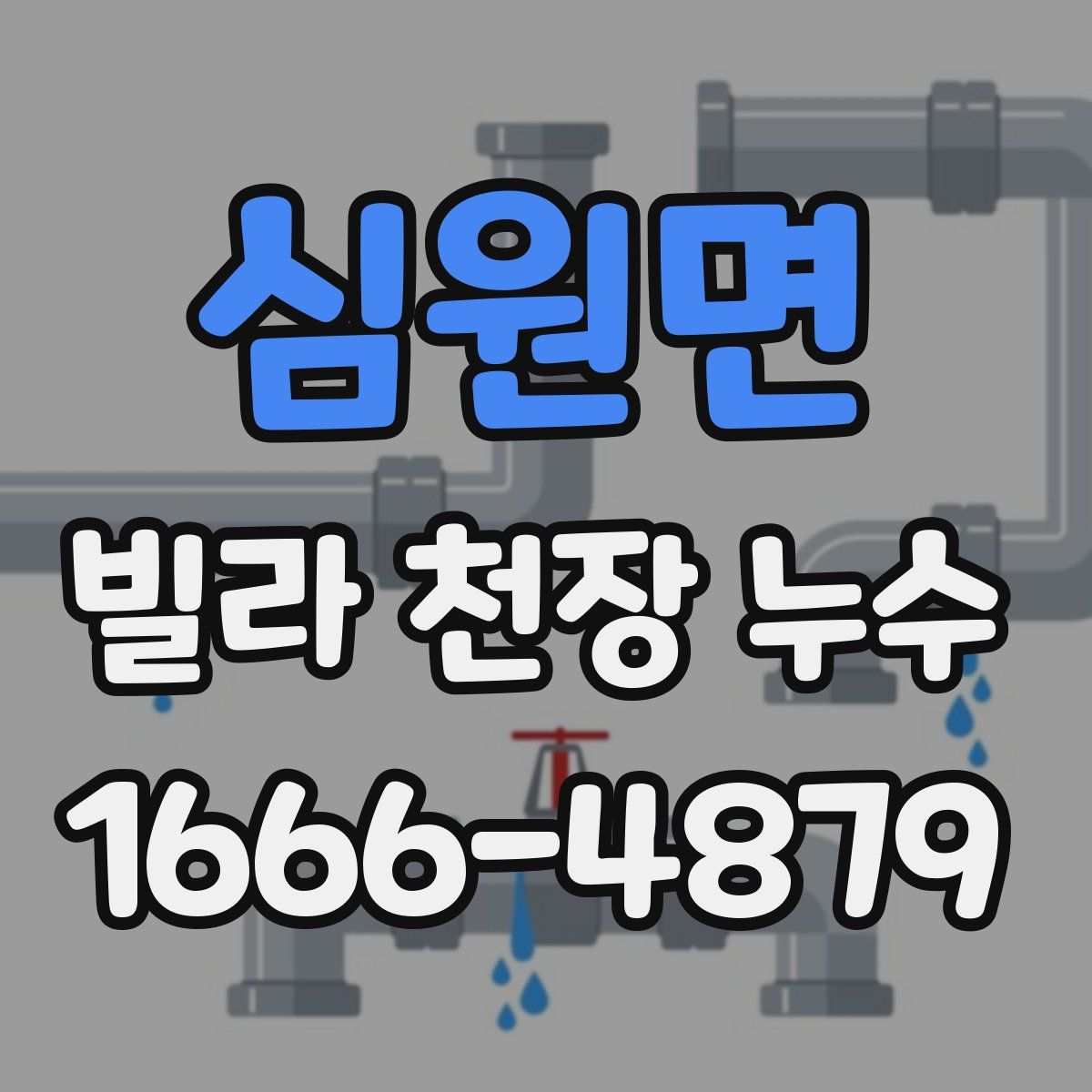 심원면 빌라 천장 누수