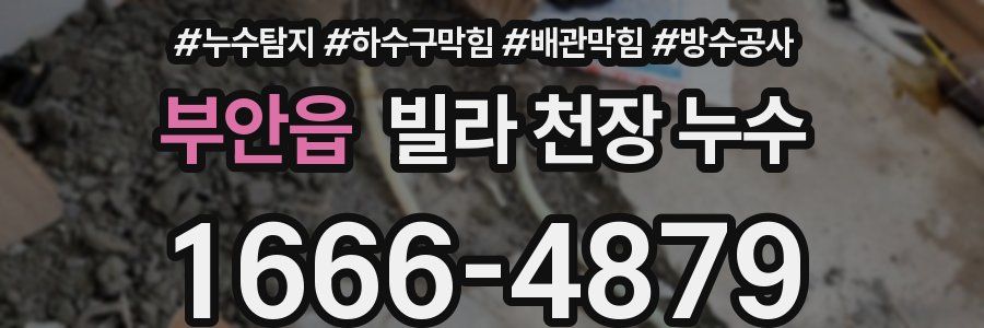 부안읍 빌라 천장 누수