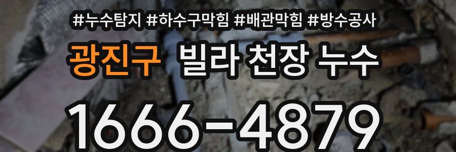 광진구 빌라 천장 누수